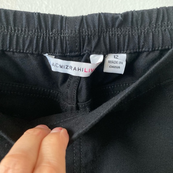 Isaac Mizrahi Black Pull On Pants Size 12 - Picture 4 of 4